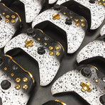 Xbox One Controller // 3D White Shadow + Gold