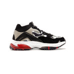 Canal Sneaker // Black + Gray Camo + Red (US: 10)