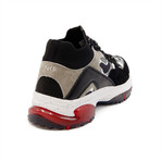 Canal Sneaker // Black + Gray Camo + Red (US: 11.5)