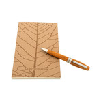 Montegrappa Heartwood Ballpoint Pen + Notebook // ISFOWBIC