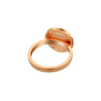 Chaumet 18k Rose Gold Rose Quartz + Diamond Ring // Ring Size: 5.25 // Pre-Owned