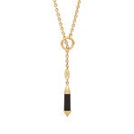 Chaumet 18k Yellow Gold Wood Necklace // Pre-Owned