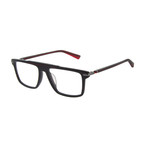 Men's DA1009 Optical Frames // Black + Red
