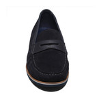 Duval Suede Boat Shoes // Navy (Euro: 40)