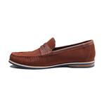 Duval Suede Boat Shoes // Brown (Euro: 43)