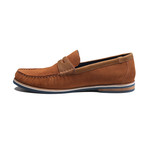 Duval Suede Boat Shoes // Tan (Euro: 45)