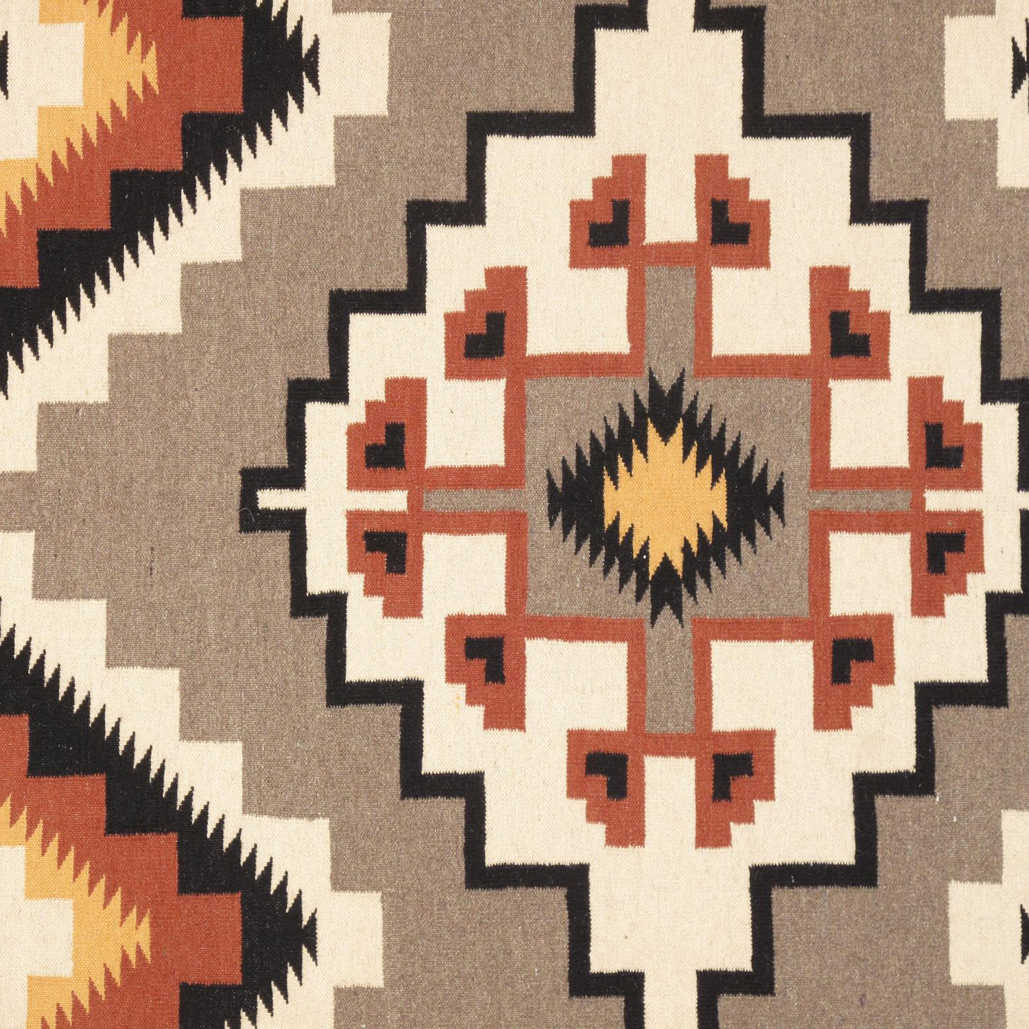 Navajo Style Hand-Woven Lamb's Wool Area Rug // V5 - Pasargad - Touch ...