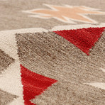 Navajo Style Hand-Woven Wool Area Rug // V24 (3'1" x 5')