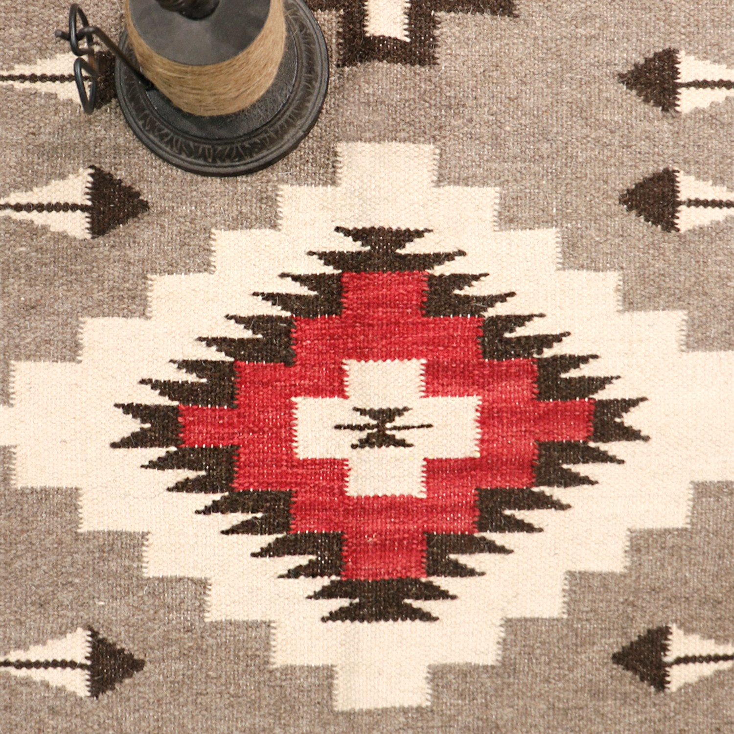 Navajo Style Hand-Woven Wool Area Rug // V28 - Pasargad - Touch of Modern