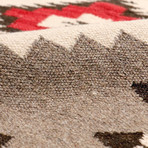 Navajo Style Hand-Woven Wool Area Rug // V36