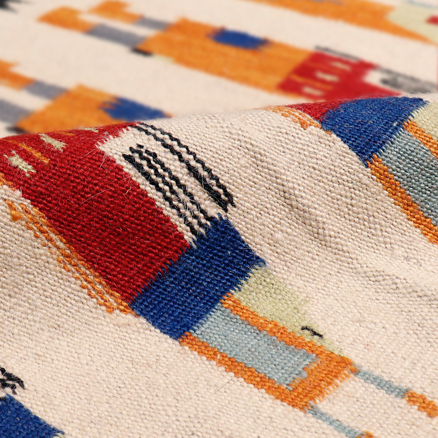 Navajo Style Hand-Woven Wool Area Rug // V46 - Pasargad - Touch of Modern