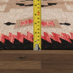 Navajo Style Hand-Woven Wool Area Rug // V33