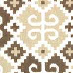 Navajo Style Hand-Woven Lamb's Wool Area Rug // V1