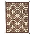 Navajo Style Hand-Woven Wool Area Rug // V10