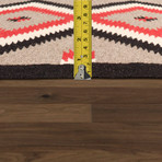 Navajo Style Hand-Woven Wool Area Rug // V35
