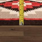 Navajo Style Hand-Woven Wool Area Rug // V26 (3' x 5')