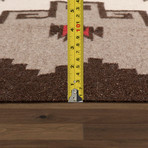 Navajo Style Hand-Woven Wool Area Rug // V21 (3'10" x 6')