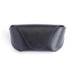 Suede Lined Sunglasses Carrying Case // Black