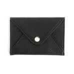 Envelope Style Business Card Holder (Black)
