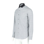 Cliff Long Sleeve Fitted Shirt // Medium Blue (3XL)