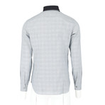 Cliff Long Sleeve Fitted Shirt // Medium Blue (XS)
