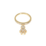 Crivelli 18k Yellow Gold Diamond Ring // Ring Size: 6.25