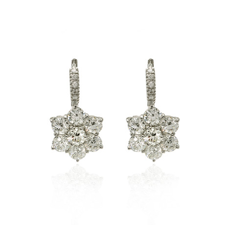 Crivelli 18k White Gold Diamond Earrings III