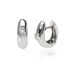 Crivelli 18k White Gold Diamond Earrings XII