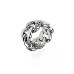 Crivelli 18k White Gold Diamond Ring // Ring Size: 6.75
