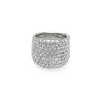 Crivelli 18k White Gold Diamond Ring // Ring Size: 7.25