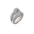 Crivelli 18k White Gold Diamond Ring I // Ring Size: 7