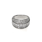 Crivelli 18k White Gold Diamond Ring // Ring Size: 7.5