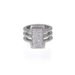 Crivelli 18k White Gold Diamond Ring I // Ring Size: 6.75