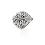 Crivelli 18k White Gold Diamond Ring III // Ring Size: 6.5