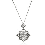 Crivelli 18k White Gold Diamond Necklace VIII