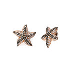 Crivelli 18k Rose Gold Diamond Earrings