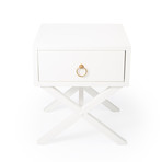 Theo White End Table