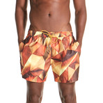 Aaron Swim Shorts // Gold (3XL)