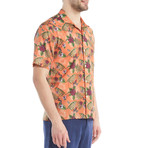 Clyde Slim Fit Shirt // Orange (M)
