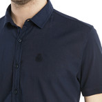Billie Slim Fit Shirt // Navy Blue (XL)