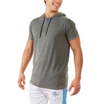 Terra Luxe Cotton Hooded Tee // Gray (M)