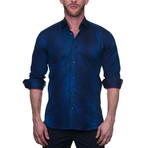 Fibonacci Dress Shirt // Art Blue (L)