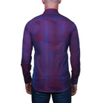 Fibonacci Art Dress Shirt // Purple (XL)