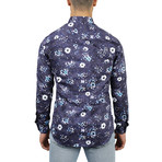 Maceoo // Fibonacci Dress Shirt // Navy (XL)