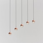 Dora Pendant // 5 Lights (Copper)