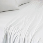Sheet Set + Pillowcase Pair // Bright White (Twin/Twin XL)