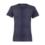Python Print T-Shirt // Blue (L)