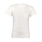 Gold Chain T-Shirt // White (L)