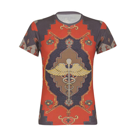Tapestry Print T-Shirt // Multicolor (S)