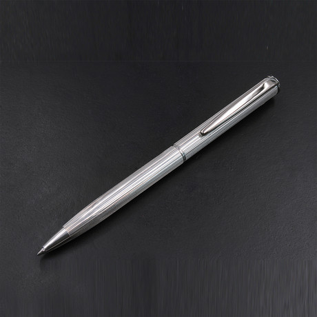 Fine Lines Sterling Silver Ballpoint Pen (Black Ink)